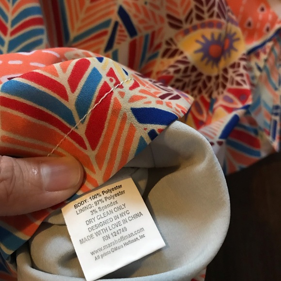 ** SOLD ** MH Safari Dress, Palms, S - Picture 8 of 8